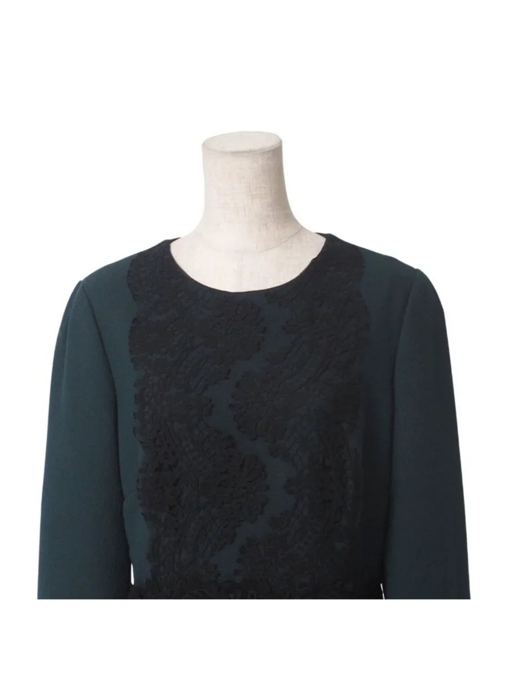 Dolce & Gabbana Tunic 44 Lace Decoration 3/4 Sleeve Top - Picture 3 of 9